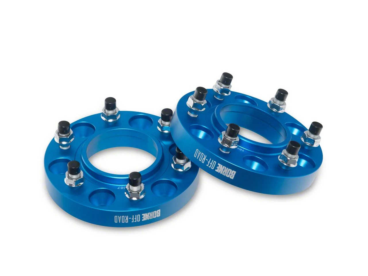 1-Inch Wheel Spacers; Blue (19-26 Ranger)