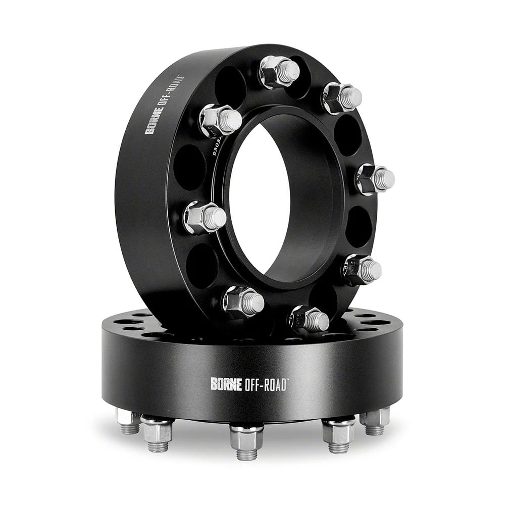 1.40-Inch Wheel Spacers; Black (19-26 Ranger)