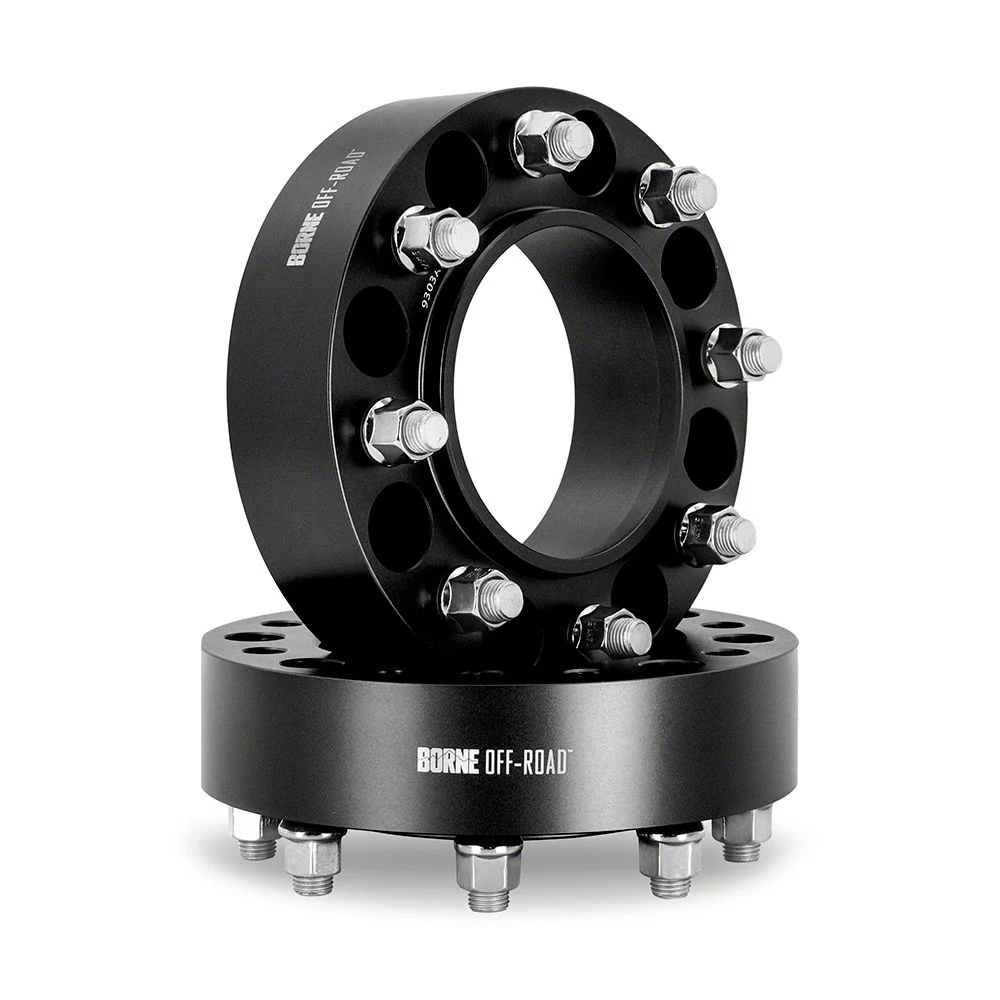 2-Inch Wheel Spacers; Black (19-26 Ranger)