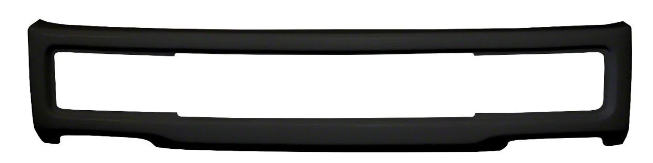 Front Bumper Center Section Cover; Matte Black (18-20 F-150 Lariat, XL, XLT)