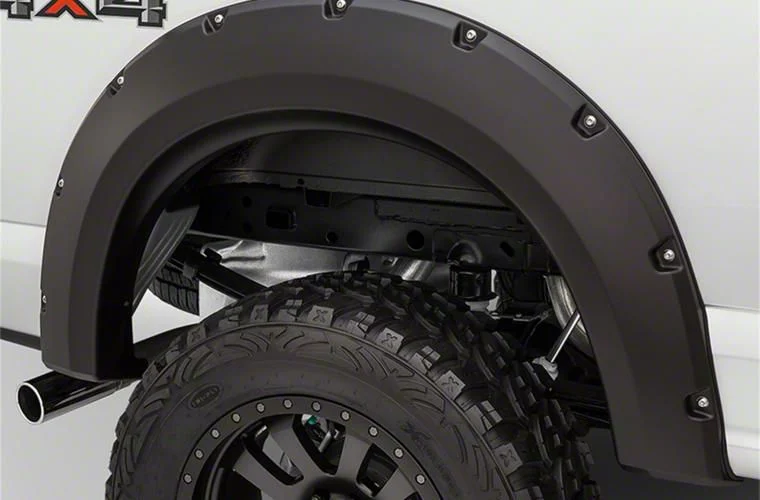 Bushwacker Max Coverage Pocket Style Fender Flares; Front; Matte Black (18-20 F-150, Excluding Raptor)