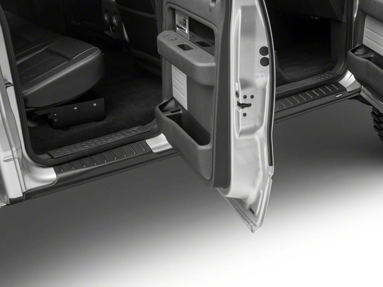 Bushwacker Trail Armor Rocker Panels; Matte Black (09-14 F-150 SuperCrew)