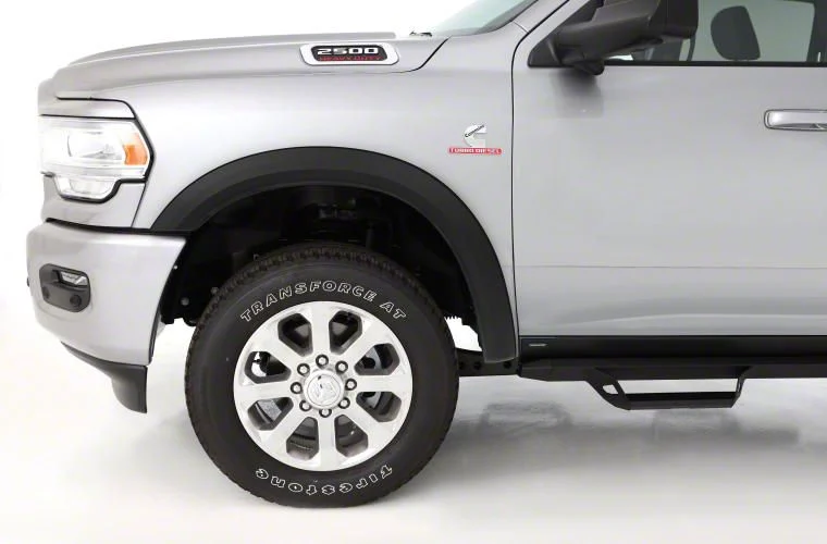 Bushwacker OE Style Fender Flares; Front; Matte Black (19-26 RAM 3500)