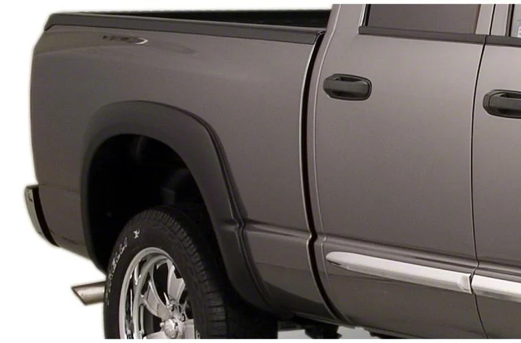 Bushwacker OE Style Fender Flares; Rear; Matte Black (03-05 RAM 3500)