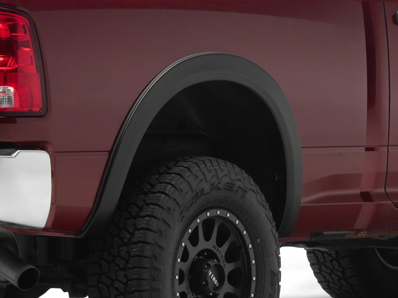 Bushwacker OE Style Fender Flares; Rear; Matte Black (10-26 RAM 3500)