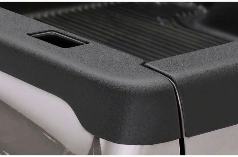 Bushwacker Smoothback Ultimate BedRail Cap with Stake Pocket Holes; Matte Black (03-09 RAM 3500 w/ 8-Foot Box)