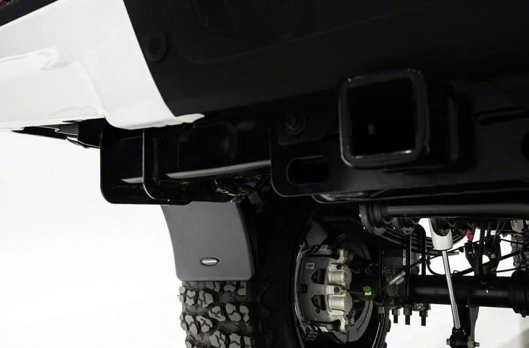 Bushwacker Trail Armor Mud Flaps for Bushwacker Pocket Style Fender Flares; Rear (14-18 Silverado 1500)