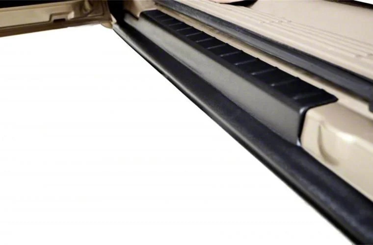 Bushwacker Trail Armor Rocker Panels; Matte Black (04-06 Silverado 1500 Crew Cab)