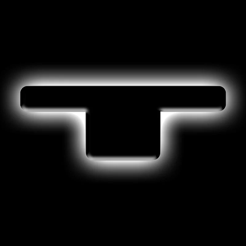 ORACLE Lighting Universal Illuminated LED Letter Badges - Matte Blk Surface Finish - T SEE WARRANTY