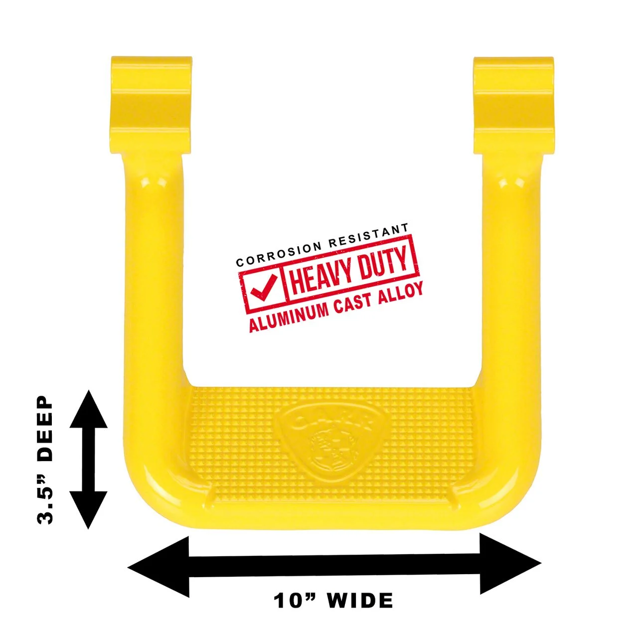 Hoop II Side Steps; Safety Yellow; Pair (17-26 F-350 Super Duty SuperCab & SuperCrew)