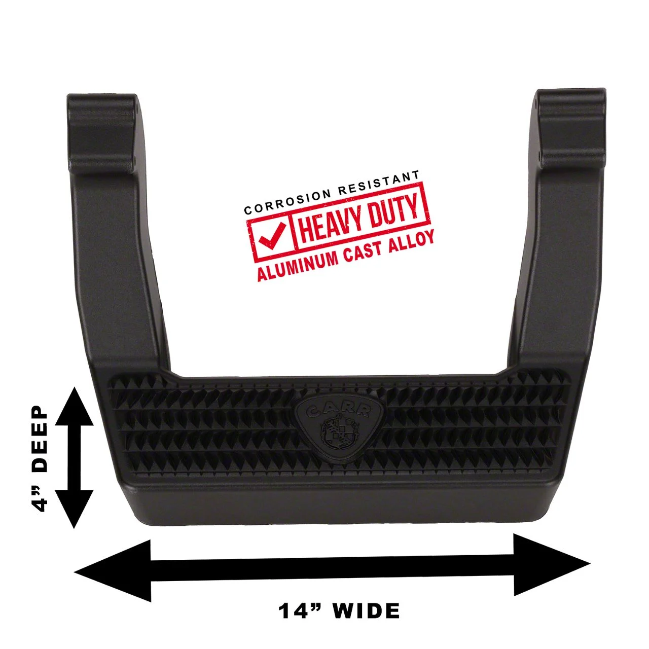 LD Side Steps; Black; Pair (17-26 F-350 Super Duty Excluding Regular Cab)