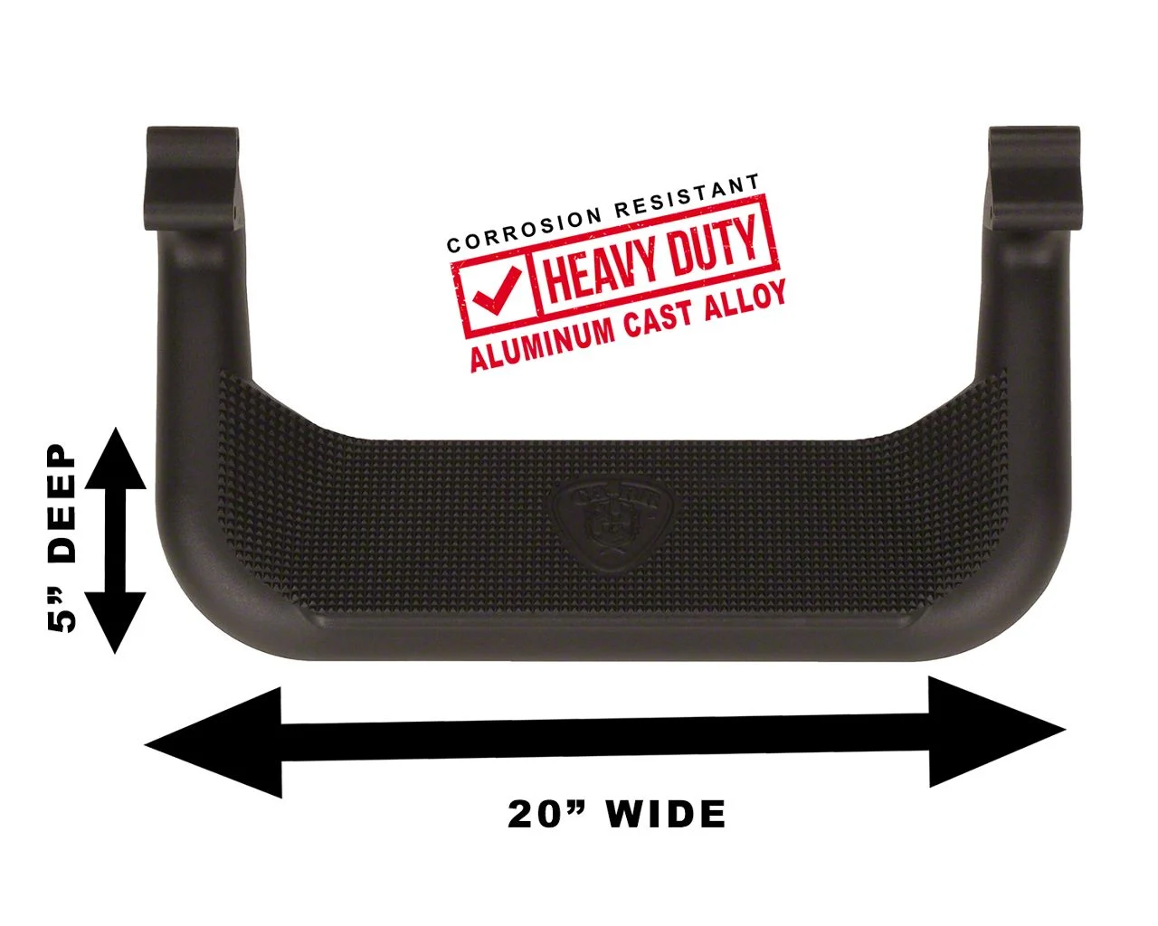 Super Hoop Side Steps; Black; Pair (19-26 RAM 1500)