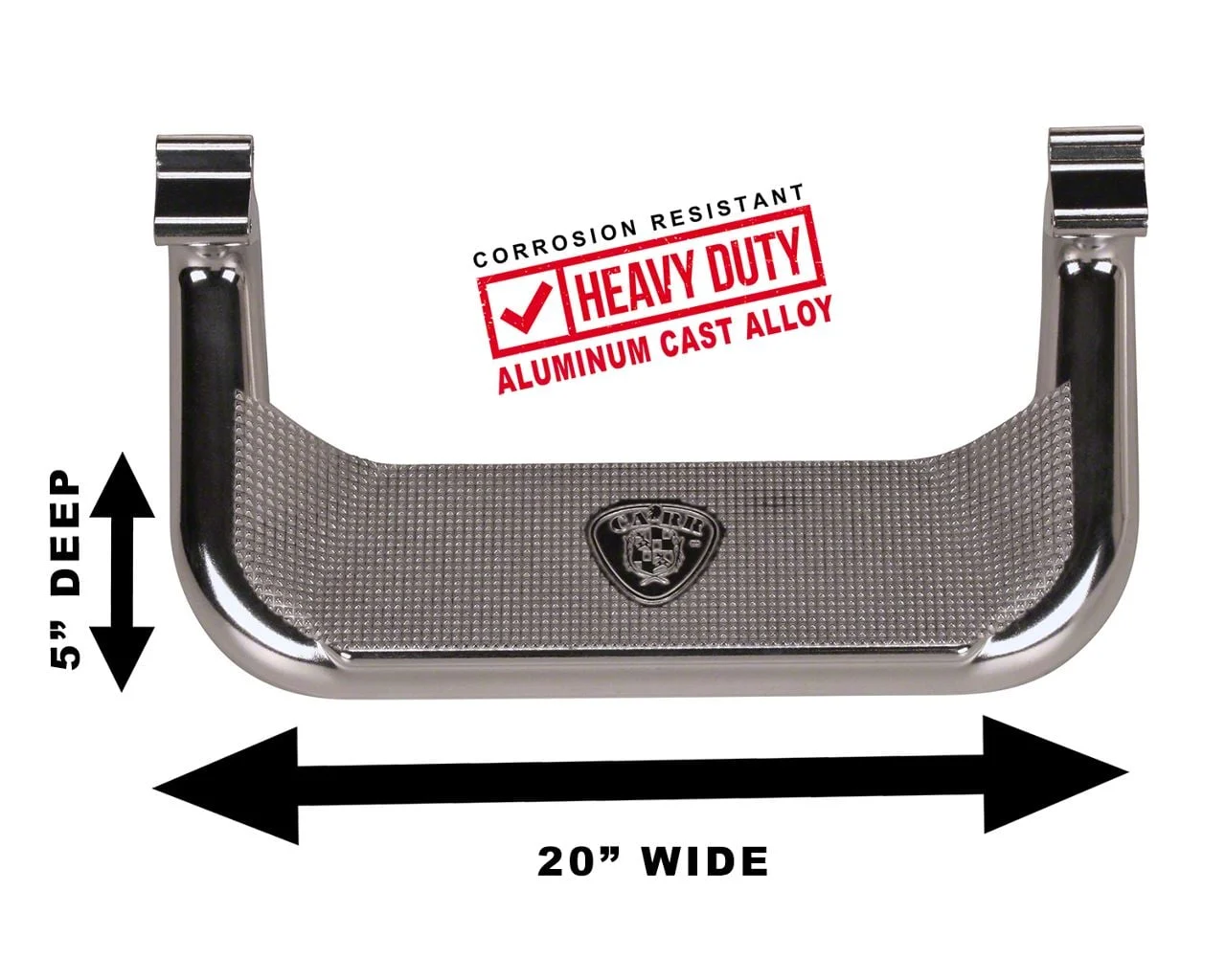 Super Hoop Side Steps; Polished; Pair (19-26 RAM 1500)