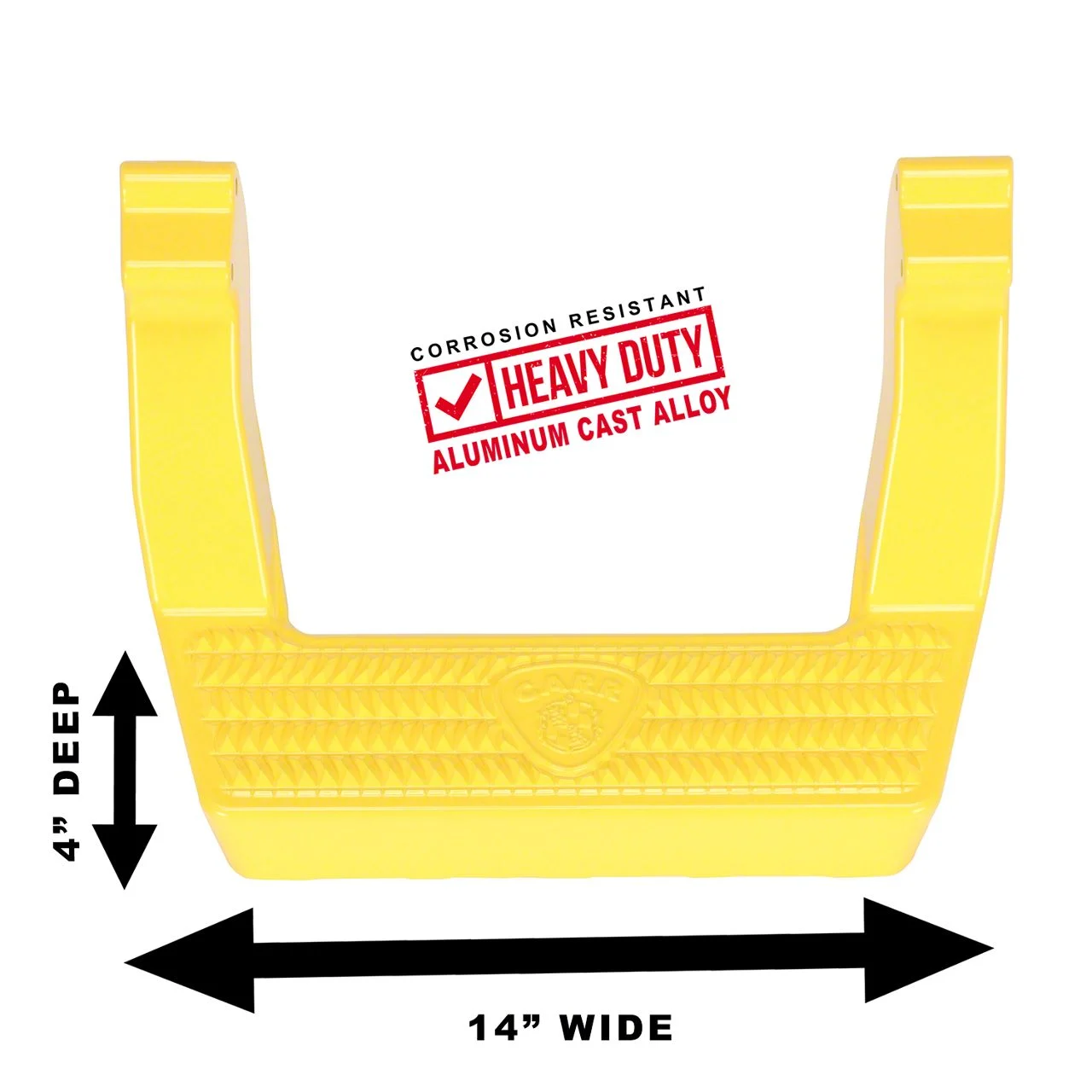LD Side Steps; Safety Yellow; Pair (19-23 Ranger SuperCab)