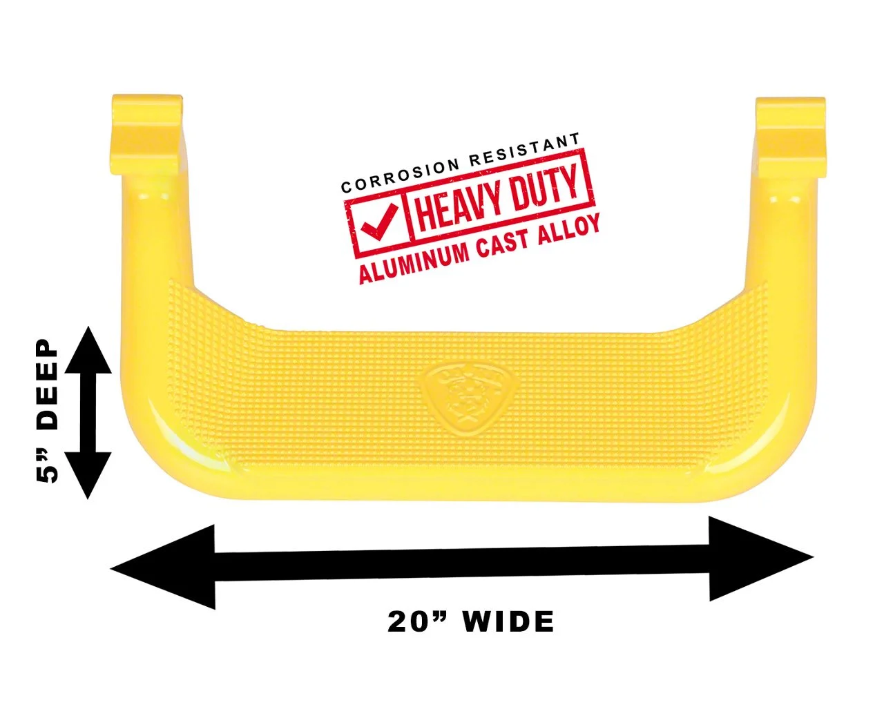 Super Hoop Side Steps; Safety Yellow; Pair (19-23 Ranger SuperCab)