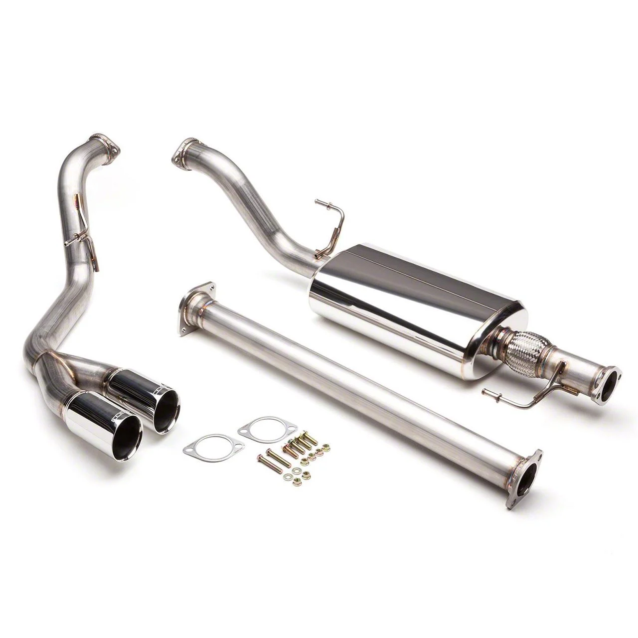 Cobb Single Exhaust System with Polished Tips; Side Exit (17-20 2.7L EcoBoost F-150)