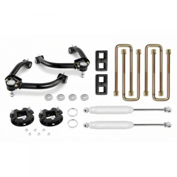 Cognito Motorsports 3-Inch Standard Front Leveling Kit with Rear Shocks (19-26 Sierra 1500, Excluding AT4 & Denali)