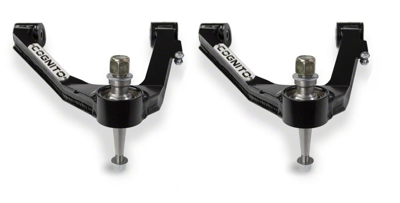 Cognito Motorsports Uniball SM Series Upper Control Arms (14-18 Sierra 1500 w/ Stock Cast Aluminum or Stamped Steel Control Arms, Excluding Denali)