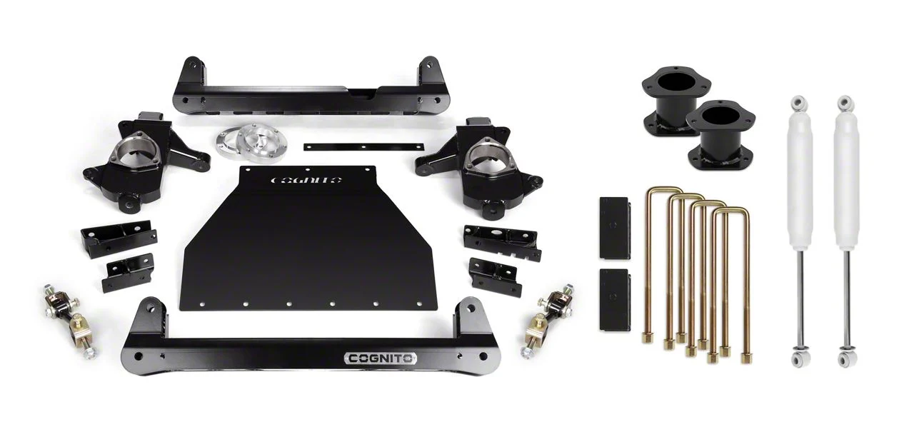 Cognito Motorsports 4-Inch Standard Suspension Lift Kit (07-18 Silverado 1500 w/ Stock Cast Steel Control Arms)