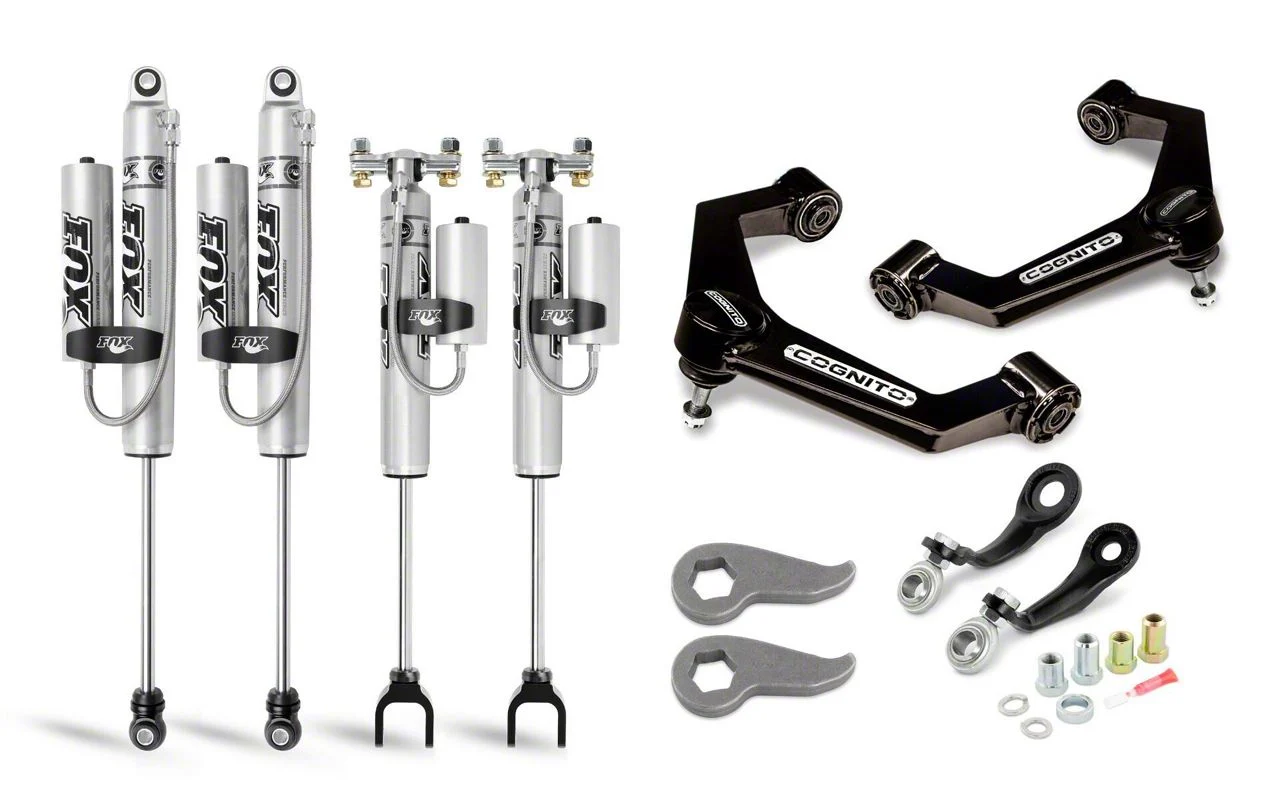 Cognito Motorsports 3-Inch Premier Leveling Lift Kit with FOX PSRR 2.0 Shocks (20-26 Silverado 3500 HD)