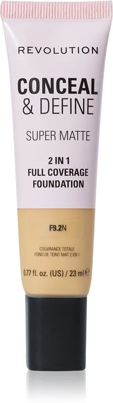 Makeup Revolution Conceal & Define fondotinta opacizzante colore F9.2N 23 ml