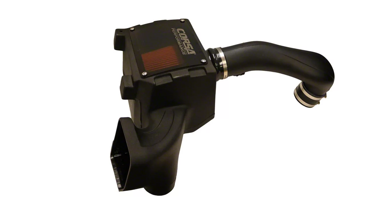 Corsa Performance Closed Box Cold Air Intake with DryTech 3D Dry Filter (13-18 5.7L RAM 1500)