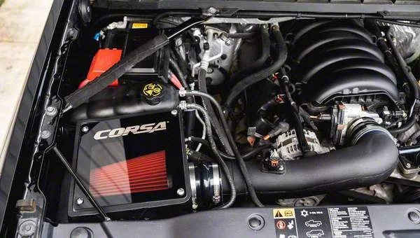 Corsa Performance Closed Box Cold Air Intake with DryTech 3D Dry Filter (14-18 6.2L Silverado 1500)