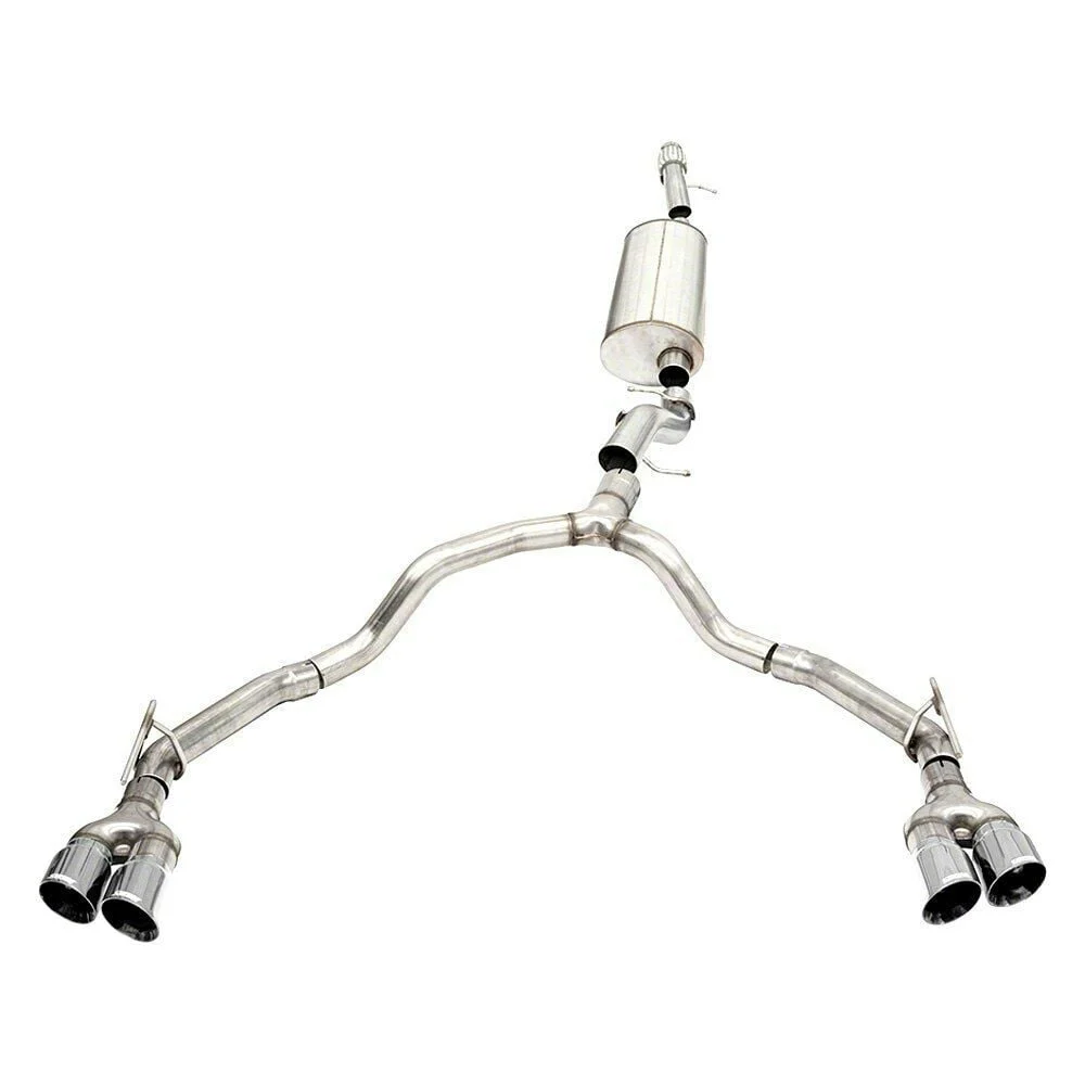 Corsa Performance Sport Dual Exhaust System with Polished Tips; Rear Exit (21-26 6.2L Tahoe)