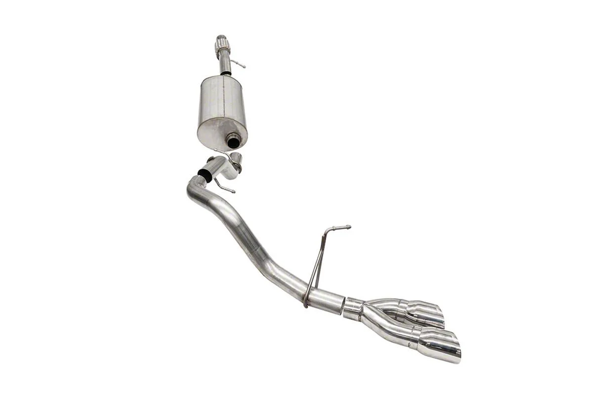 Corsa Performance Sport Single Exhaust System with Polished Tips; Side Exit (21-26 5.3L Tahoe)