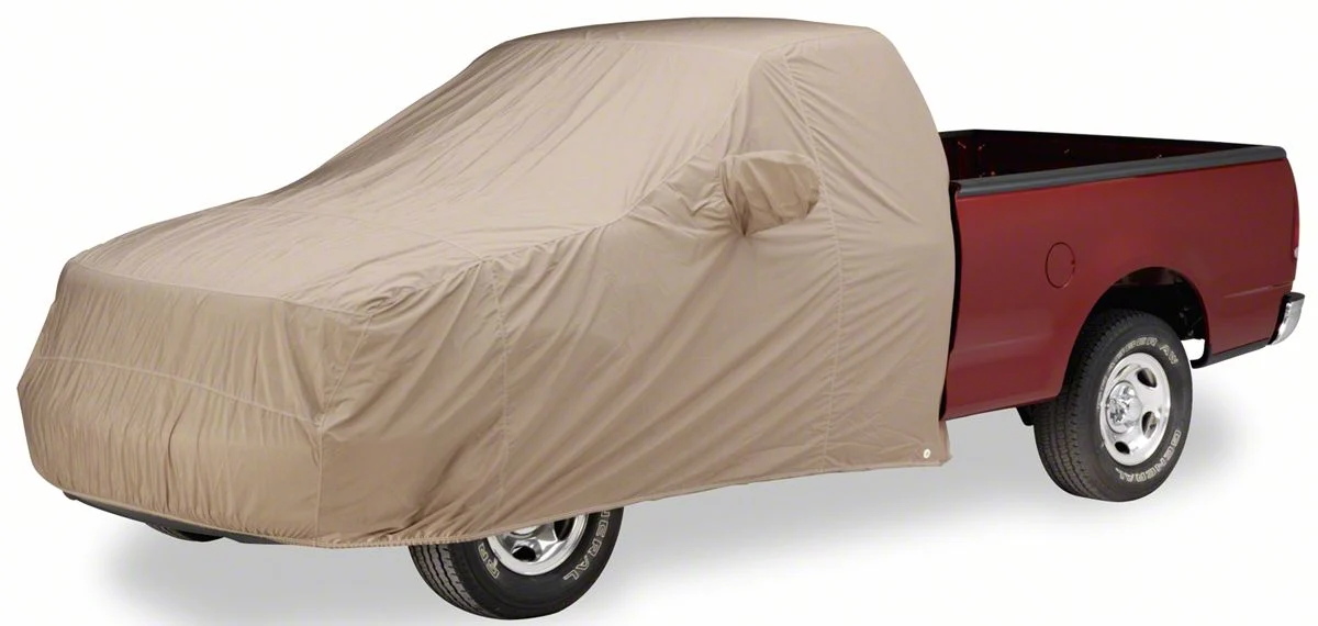 Covercraft Polycotton Cab Area Truck Cover; Gray (06-18 RAM 2500 Mega Cab)