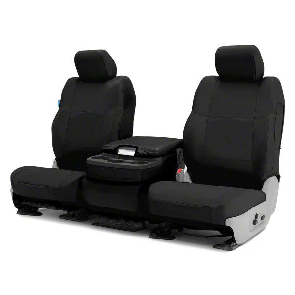 Coverking Cordura Ballistic Custom-Fit Rear Seat Cover; Black (19-26 RAM 1500 Quad Cab)