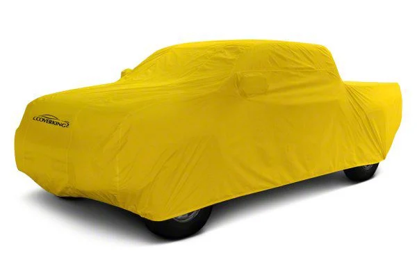 Coverking Stormproof Car Cover; Yellow (13-18 RAM 2500 Crew Cab w/ 6.4-Foot Box)