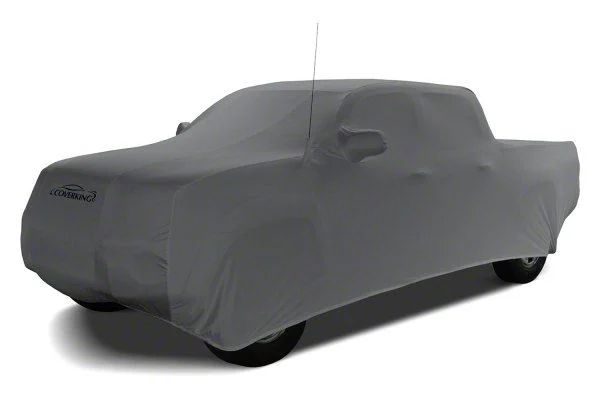 Coverking Satin Stretch Indoor Car Cover; Metallic Gray (15-19 Silverado 2500 HD Double Cab)