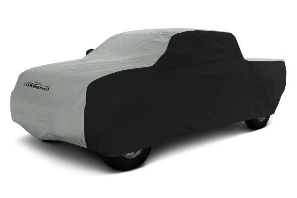 Coverking Stormproof Car Cover; Black/Gray (15-19 Silverado 2500 HD Double Cab)
