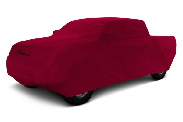 Coverking Stormproof Car Cover; Red (15-19 Silverado 2500 HD Crew Cab)