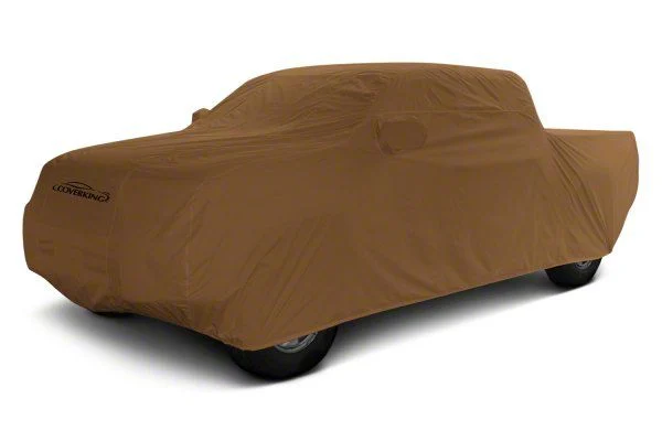 Coverking Stormproof Car Cover; Tan (07-14 Silverado 2500 HD Extended Cab w/ Non-Towing Mirrors)