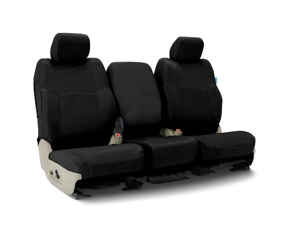 Coverking Cordura Ballistic Custom-Fit Rear Seat Cover; Black (17-22 F-250 Super Duty SuperCrew)