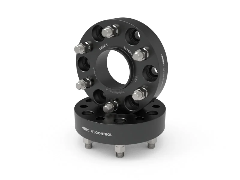 aFe CONTROL Wheel Spacers Chevrolet 1500 19-25 6x5.5mm CB 78.1mm 1-1/2 IN Thickness