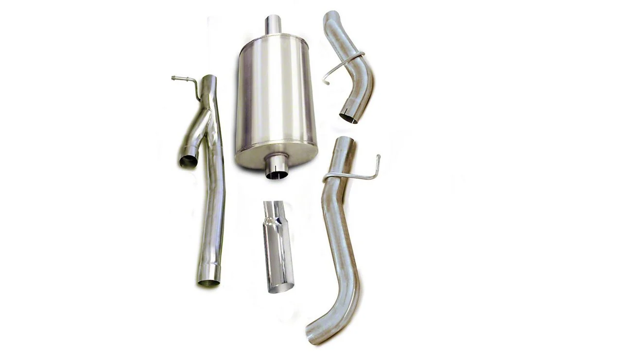 dB Performance by Corsa Sport Single Exhaust System with Polished Tip; Side Exit (05-06 6.0L Silverado 1500)