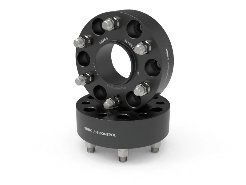 aFe CONTROL Wheel Spacers Chevrolet 1500 19-25 6x5.5mm CB 78.1mm 2 IN Thickness