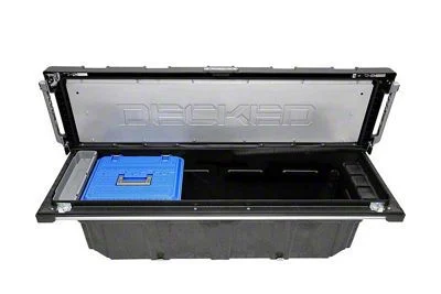 DECKED Truck Bed Rail-To-Rail Tool Box (07-26 Silverado 2500 HD)
