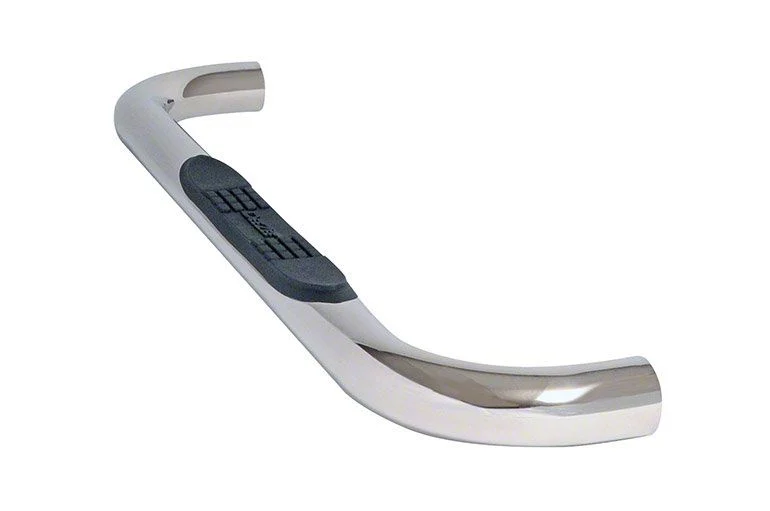 3-Inch Round Stainless Steel Nerf Side Step Bars (15-26 F-150 Regular Cab)