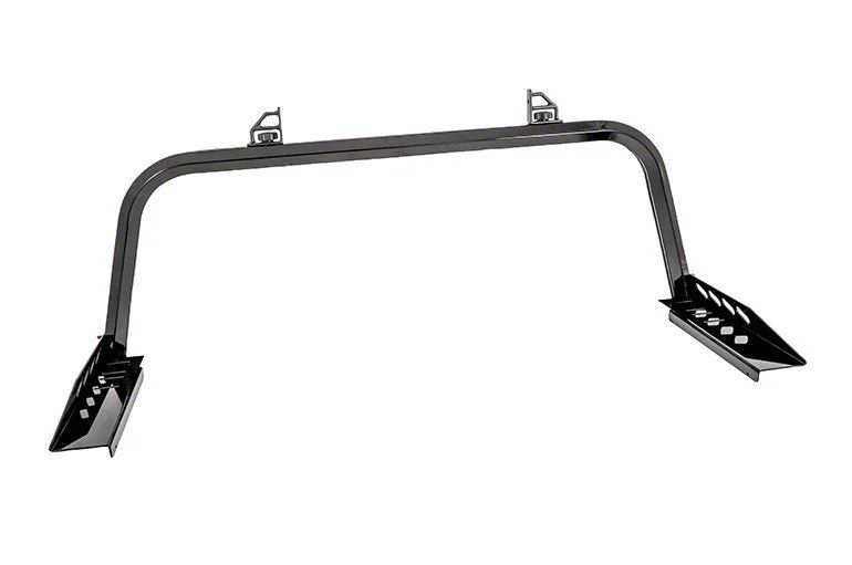 Rear Cab Rack; Gloss Black (07-19 Silverado 2500 HD)