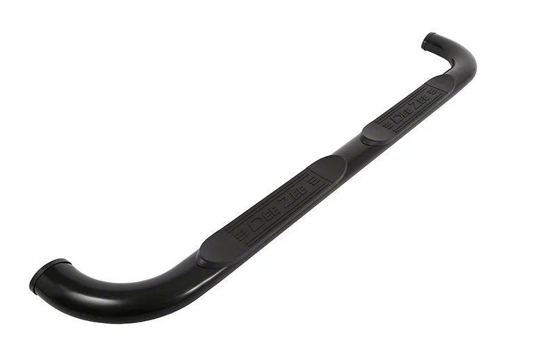 4-Inch Oval UltraBlack Nerf Side Step Bars (17-26 F-250 Super Duty SuperCrew)