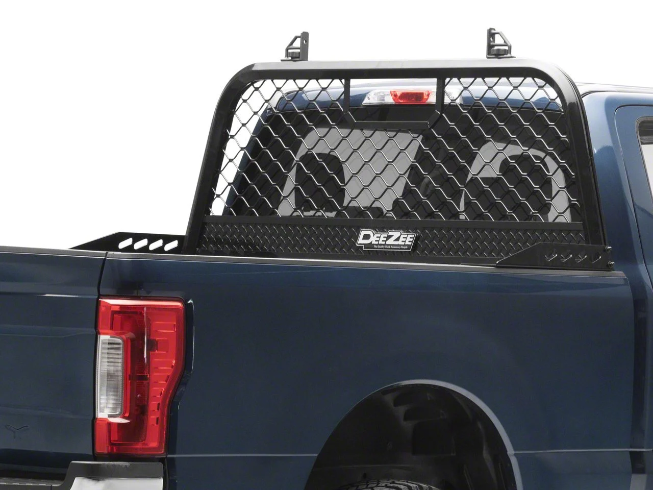 Ultra Mesh Front Cab Rack; Gloss Black (17-26 F-250 Super Duty)