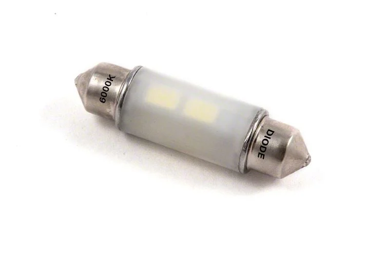 Diode Dynamics Cool White LED Dome Light Bulb; 39mm HP6 (10-14 F-150)