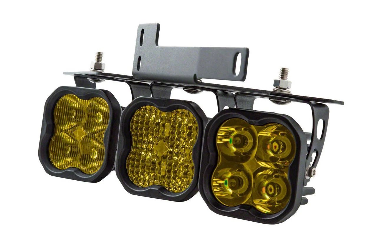 Diode Dynamics SS3 Pro LED Fog Light Kit; Yellow Fog (17-20 F-150 Raptor)