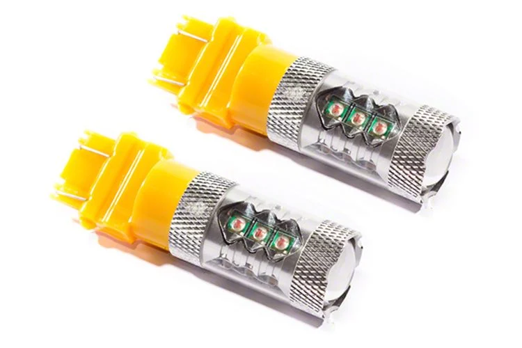 Diode Dynamics Amber Front Turn Signal LED Light Bulbs; 3157 XP80 (02-12 RAM 1500; 13-18 RAM 1500 w/o Factory Projector Headlights)