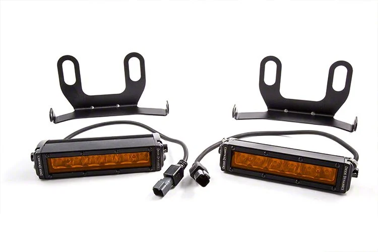 Diode Dynamics Amber LED DOT/SAE Light Bar Kit; Driving Beam (13-18 RAM 1500, Excluding Express & Sport)