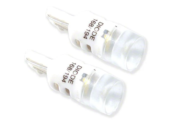 Diode Dynamics Cool White LED Side Marker Light Bulbs; 194 HP3 (02-12 RAM 1500)